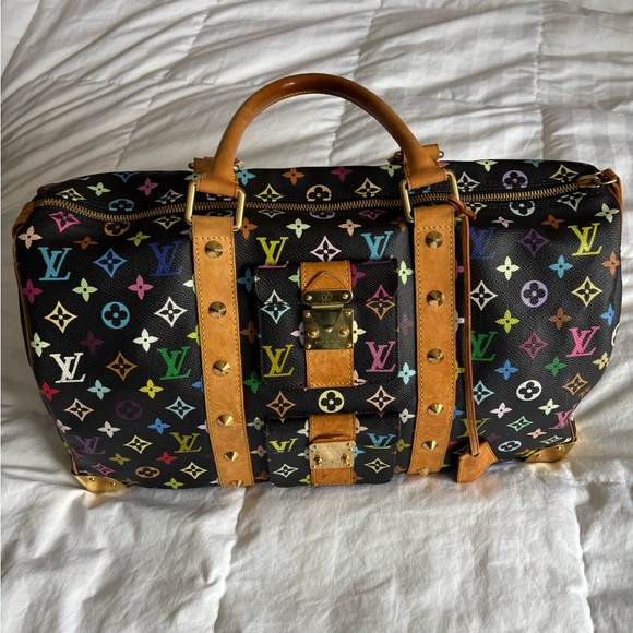 Louis Vuitton Black Monogram Keepall 45 - Picture 2 of 12